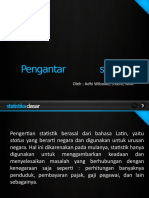 Statistika Dasar Pertemuan 1