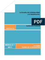 122 - Guillermina Tiramonti - de La Modernidad A La Globalizacion (11 Copias) PDF