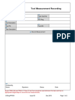 Tool Measurement PDF