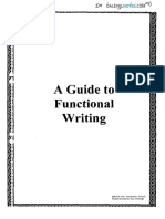 A Guide To Functional Writing
