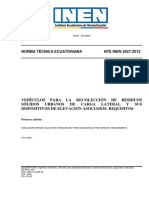 Norma Técnica Ecuatoriana Nte Inen 2627:2012