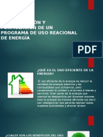 3.3 Planeación Y Formulación de Un Programa de Uso Reacional de Energía