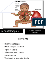 Neonatal Sepsis: Dr. Sayali Dhodapkar SSAC, Kalol