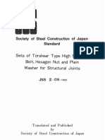 JSS II 09 For High Strength Bolt PDF