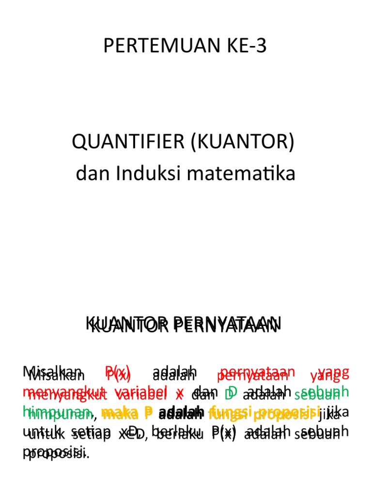 P03 Matematika Diskrit Utk Mhs | PDF | Metode & Bahan Ajar