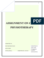 Assignment On Chest Physiotherapy