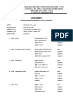 Struktur LPM Pangkalan Kasai