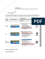 General Information Determine Your Board'S Audio Solution: Realtek Idt (Formerly Sigmatel ) Adi (Soundmax )