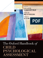 Donald H. Saklofske, Vicki L. Schwean, Cecil R. Reynolds The Oxford Handbook of Child Psychological Assessment PDF