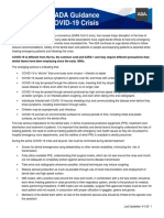 COVID-19 Int Guidance Summary PDF