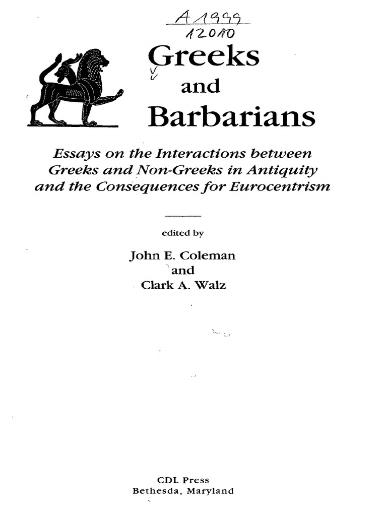 Greeks and Non-Greeks in Antiquity | PDF | Ancient Greece
