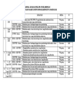 Jadwal Kegiatan PKL Kelompok 45