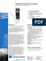 TLC 730 Handheld Infrared Thermometer: Description Specifications