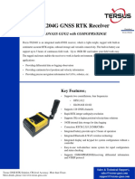 Precis-TX204G GNSS RTK Receiver: Gps L1/L2, Glonass G1/G2 With Gsm/Gprs/Edge