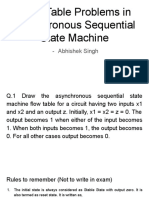 Asynchronous Sequential State Machine