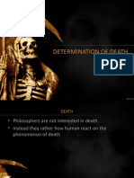 DETERMINATION OF DEATH