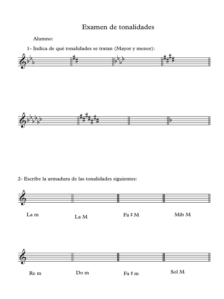 Tonalidades PDF | PDF
