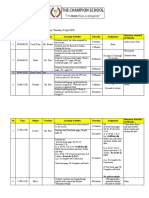 Dear P3'S Champions, These Are Your Learning Schedule For Today, Thursday, 9 April 2020