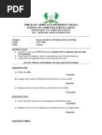 Mis Teau Exam Jan April 2019