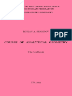 Course of Analytical Geometry . 2010-2011 . Ruslan A. Sharipov.pdf