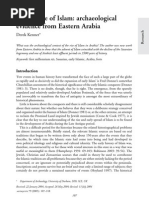 Islam E. Arabia D. Kennet