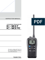 Instruction Manual: VHF Marine Transceiver