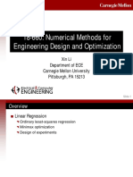 18-660: Numerical Methods For Engineering Design and Optimization