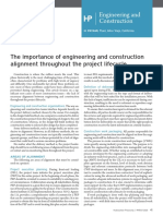 Mar 2020 - The Importance of Engineering and Construction Alignment Throughout The Project Lifecycle