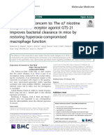 Expression of Concern To The A7 Nicotine Acetylcho