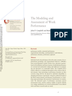 The Modeling and Assessment of Work Performance: Further