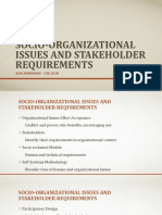 Socio-Organizational Issues and Stakeholder Requirements: Alya Nurindah - Cse 2018