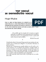 Del Horror Vacui Al Benedictio Vacui PDF