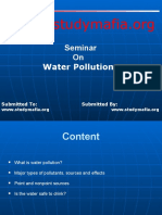 NT Water Pollution PPT
