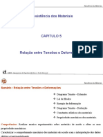 Capitulo 5 - Relação Entre Tensões e Deformações Com Exercicios