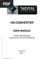 Hd-Converter: User Manual