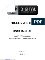 Hd-Converter: User Manual