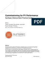 SunSpec Best Practice Guide Commissioning For PV Performance D42039 1