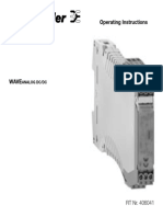 Operating Instructions: Analog DC/DC