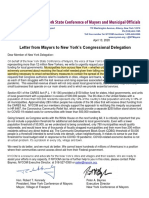 NY Conference of Mayors Letter 