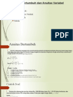 Anuitas Bertumbuh Dan Anuitas Variabel