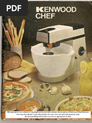 Kenwood Chef A901 - User Manual