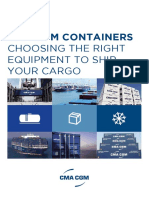 Cma CGM Containers: Choosing The Right Equipment To Ship Your Cargo