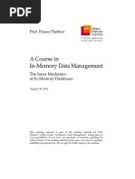 A Course in In-Memory Data Management: Prof. Hasso Plattner