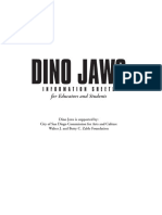 Dino Jaws Information Sheets