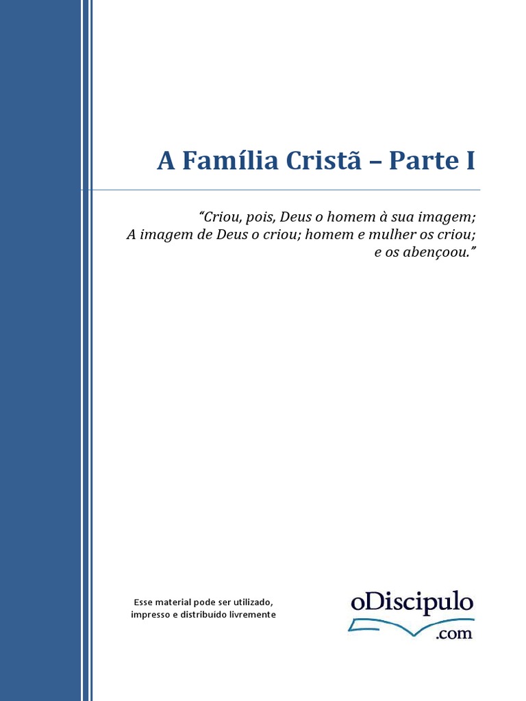A Importância da Família Cristã | PDF