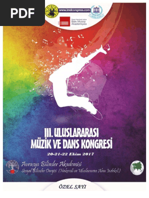 3 uluslararasi muzik ve dans kongresi