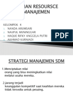 HR Manajemen SDM Strategi