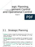 Strategic Planning, Management Control and Operational Control Explained