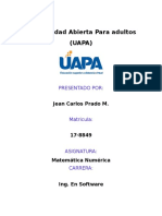 Universidad Abierta para Adultos (UAPA) : Presentado Por