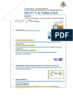 Actividades PT y Al para Casa PDF